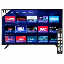 Smart TV LED 75" Hye HYE75ATUX 4K HDMI Android