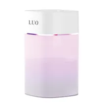 Mini Umidificador de Ar Luo LU-5512 / 400ML / Recarregavel - Branco