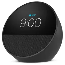 Amazon Echo Spot 2024 Smart Alarm Clock Alexa - Preto