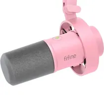 Fifine Micrófono K688P Amplitank MV7-SM7B USB/ XLR Pink