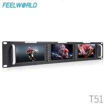 Monitor Feelworld T51 5"*3 / LCD/ Sdi/ HDMI/ Av