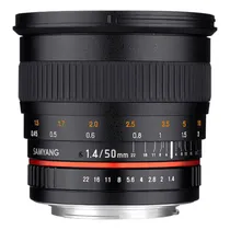 Lente Samyang Fuji MF DSLR 50MM F1.4 X-Mount FF
