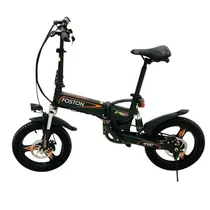 Bicicleta Eletrica Foston FS-P160 Preto/Laranja|