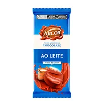 Chocolate Arcor com Leite Macio e Cremos Barra de 80G