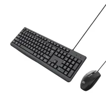 Kit Teclado + Mouse Xo KB-03 Ingles - Preto