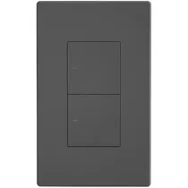 Interruptor de Parede Inteligente Smart Sonoff Switchman M5-2C-120 Wi-Fi/Bluetooth/2 Botões Bivolt - Dim Gray