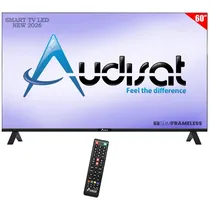 Smart TV LED 60" Audisat AD-60 (2026) 4K Ultra HD Android TV Wi-Fi com Conversor Digital (1 Ano de Garantia)