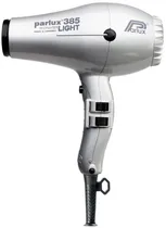 Secador Profissional Parlux 385 New Power Light Prata 110V - Garantia No Brasil