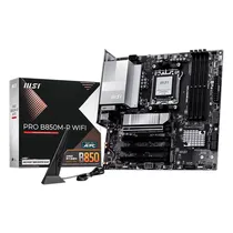 Placa Mae MSI Pro B850M- Wifi DDR5 Socket AMD AM5 Chipset B850 Micro ATX