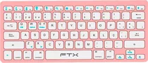Teclado Sem Fio FTX FTXB1000 - Rosa (Espanhol)