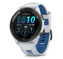 Garmin Relógio Forerunner 265 Music Whitestone/Tidal Blue 46MM 010-02810-01