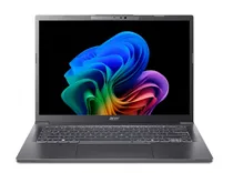 Notebook Acer Aspire 14 Ai A14-52M-72FH, Intel Core Ultra 7 256V 2.20HZ (4.80GHZ), Ai Boost, 16GB Ram, 1TB SSD, Tela 14" Wuxga (1920 X 1200) Ips, Windows 11 Home Copilot+ PC, Inglês, Steel Cinza