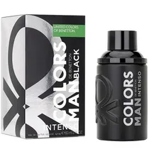 Perfume Masculino Benetton Colors Man Black Intenso Edp 60 ML