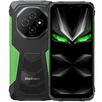 Celular Blackview Fort 1 Dual Sim de 256GB/6GB Ram de 6.56" 16+2MP/8MP - Preto/Verde