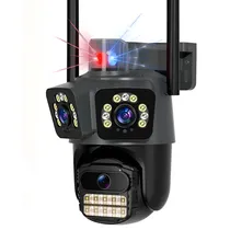 Camera de Seguranca Mannatech SWD2379 Smart Wi-Fi / 360 - Preto / Cinza