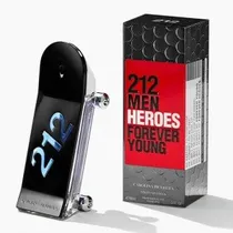 Perfume Carolina Herrera 212 Men Heroes Edt 90ML Prata