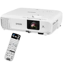 Projetor Epson Powerlite 118 de 3.800 Lúmens com HDMI e VGA Bivolt - Branco