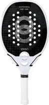 Raquete de Beach Tennis Joog Dynamic 12K Pro Full Carbon Eva X-Soft - Branco/Preto