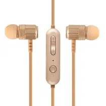 Fone de Ouvido Magnavox MBH5121-Mo - Bluetooth - com Microfone - Dourado