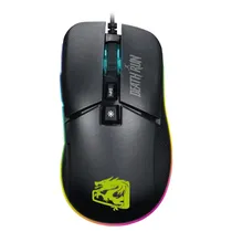 Mouse Gamer Elg MGSP Death Run - com Fio - 6400 Dpi - 7 Botões - Preto