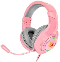 Headset Gaming Redragon H260P-RGB Hylas Micrófone Omnidireccional/50MM - Pink