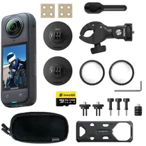 Câmera de Ação INSTA360 X4 Motorcycle Bundle (Cinsabma) 8K - Preto