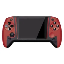 Console Portátil Game Box Q21 de 3.5" com 500 Jogos - Vermelho/Preto + Controle (Inglês/Chinês)