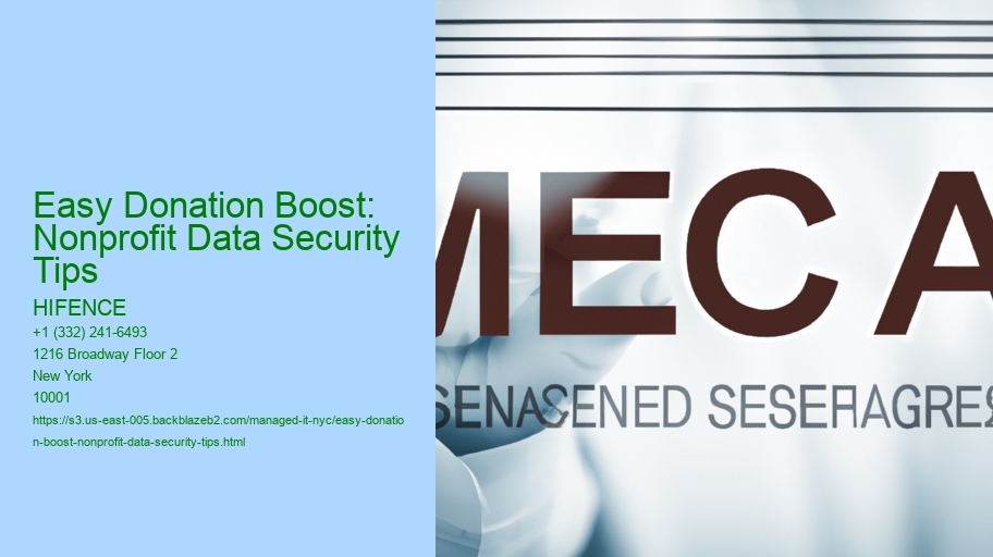 Easy Donation Boost: Nonprofit Data Security Tips