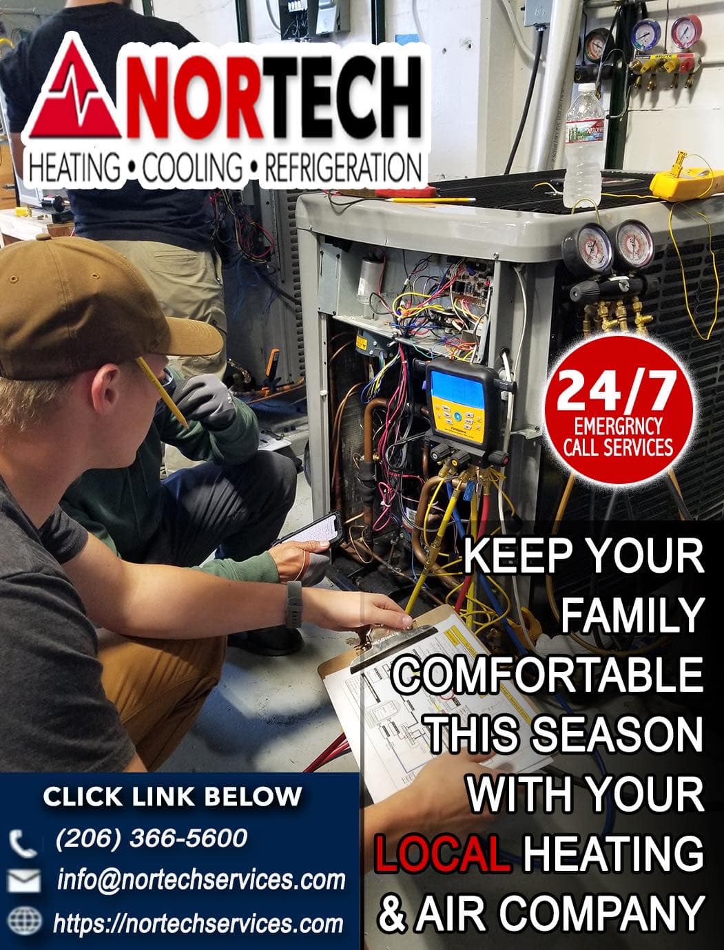 Nortech Heating, Cooling & Refrigeration - Seattle HVAC Contractors