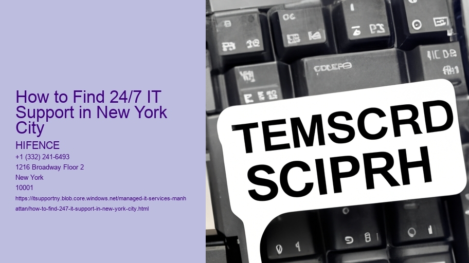 How to Find 24/7 IT Support in New York City