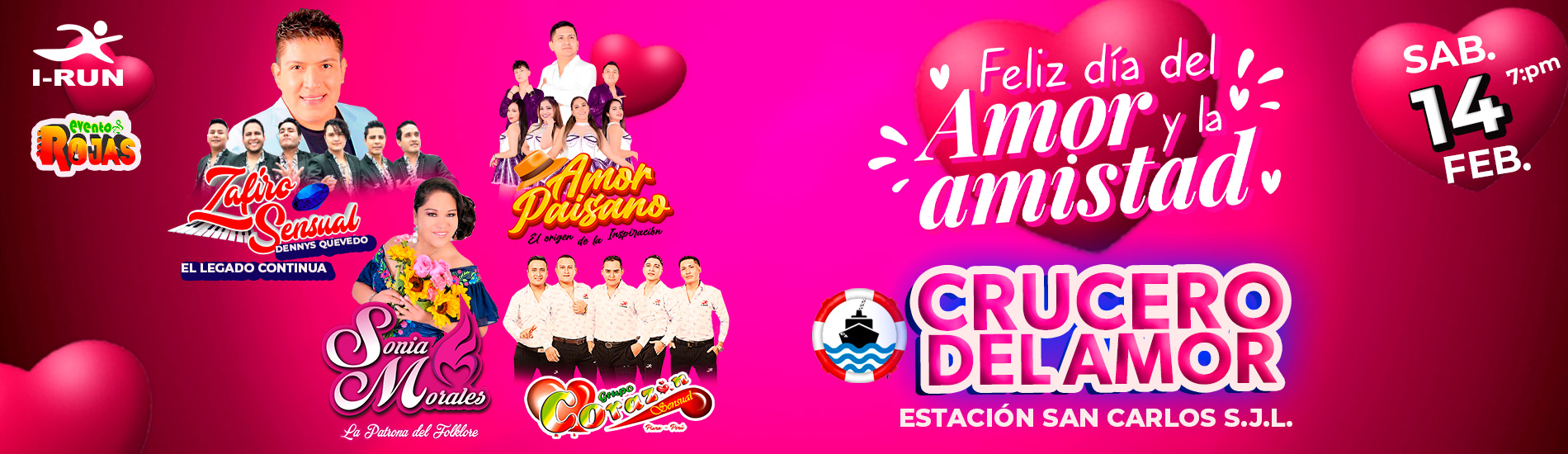 Feliz dia del amor y la amistas