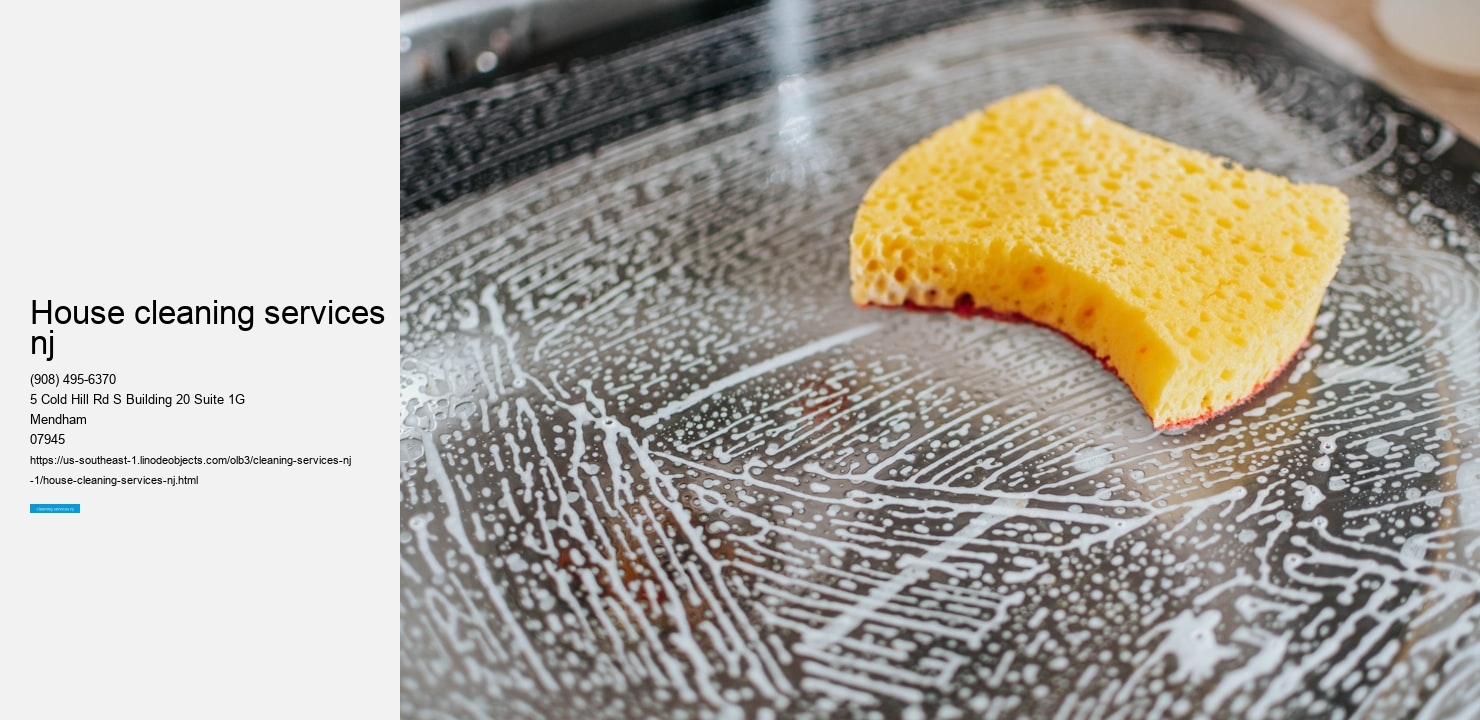 house cleaning services nj