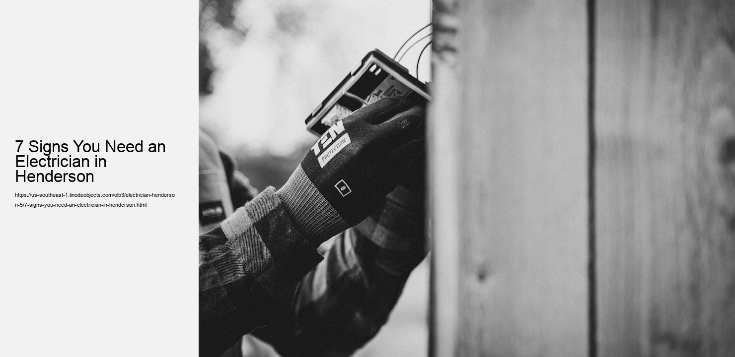 7 Signs You Need an Electrician in Henderson