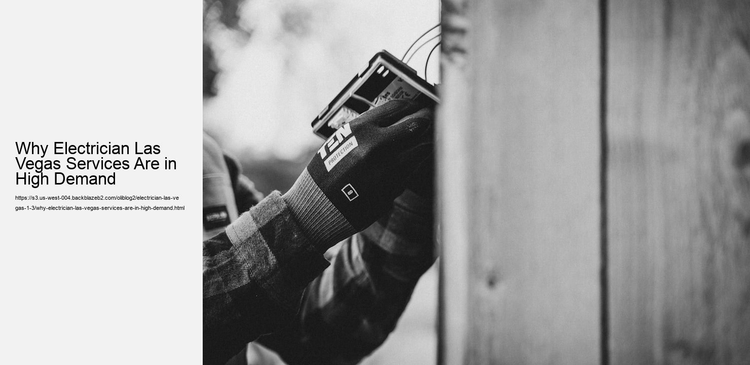 Why Electrician Las Vegas Services Are in High Demand