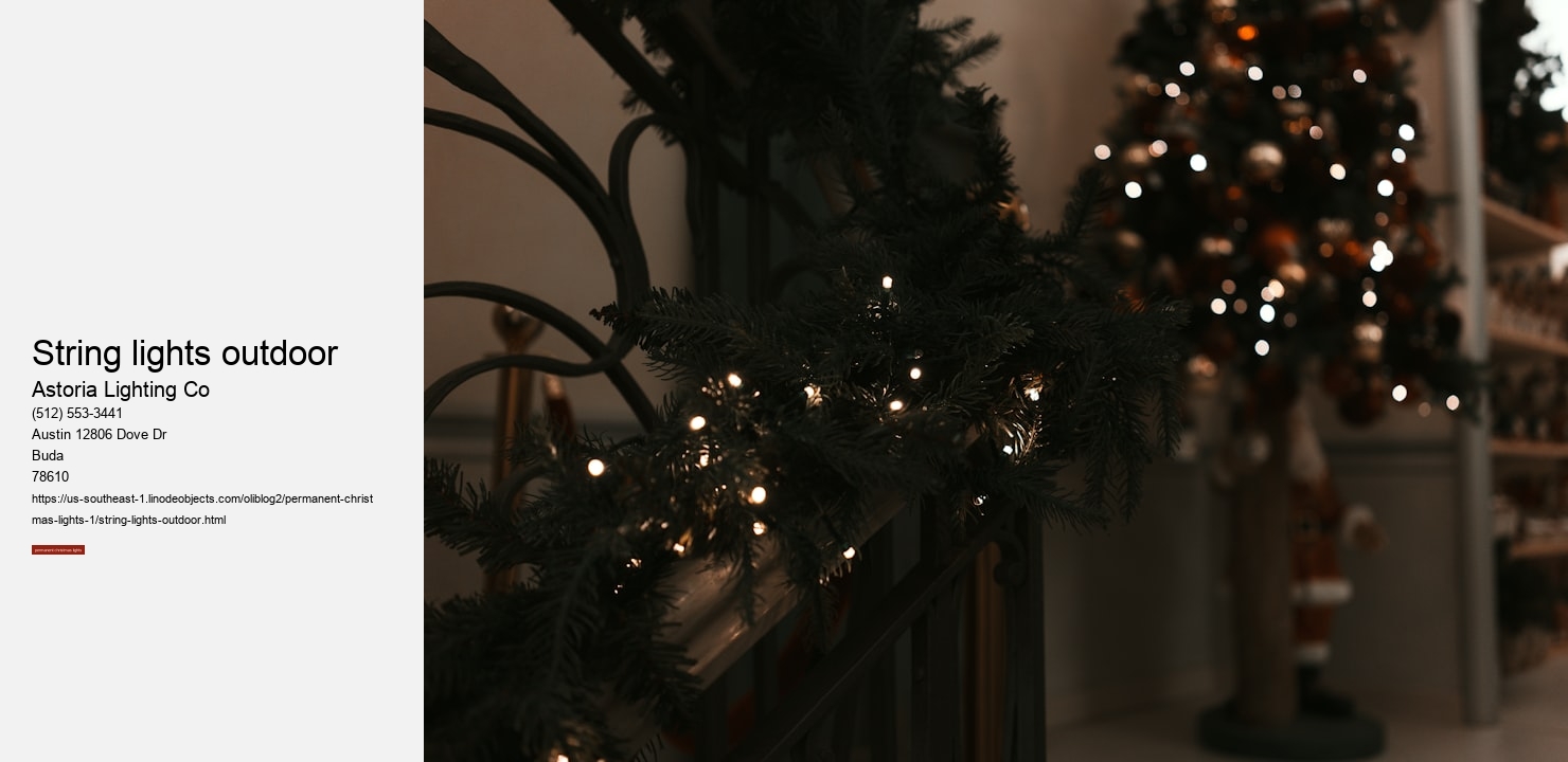 string lights outdoor