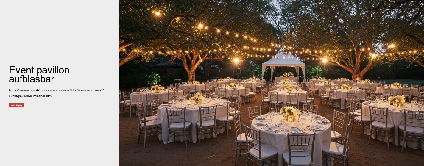 event pavillon aufblasbar