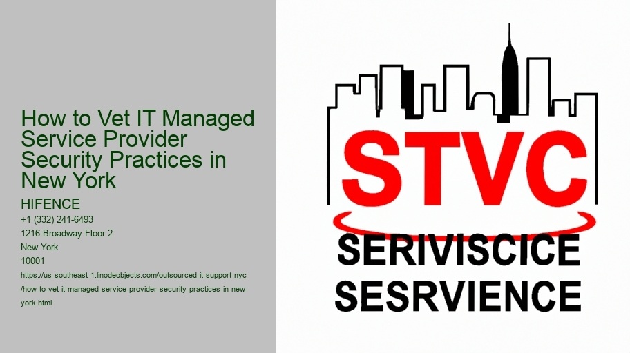 How to Vet IT Managed Service Provider Security Practices in New York