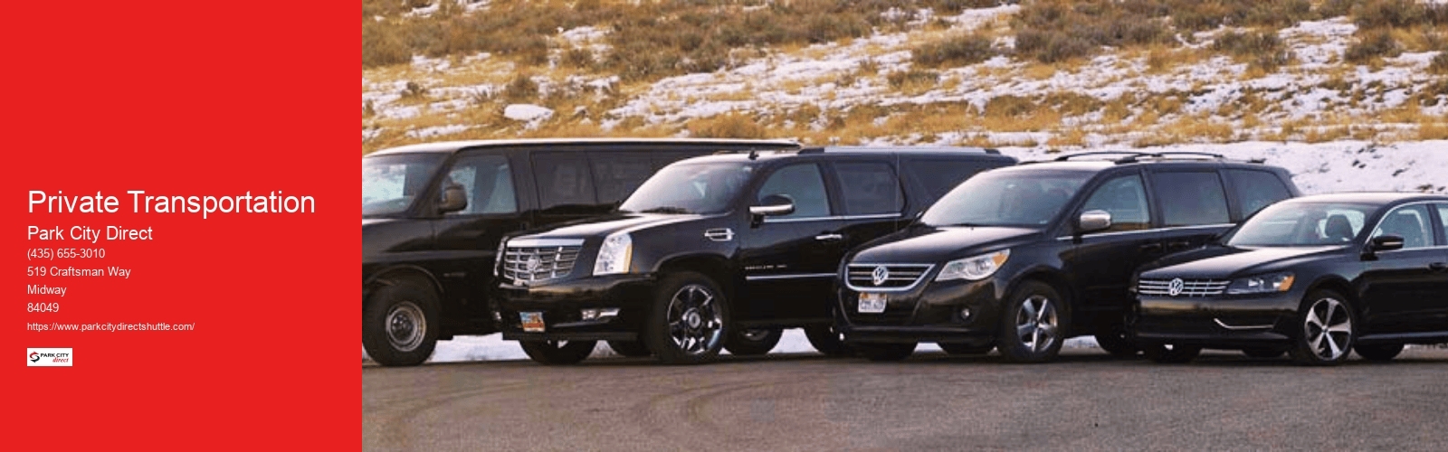 Private Transportation Service Utah for Special Occasion Groups from Park City Direct