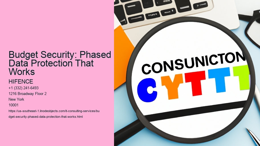 Budget Security: Phased Data Protection That Works