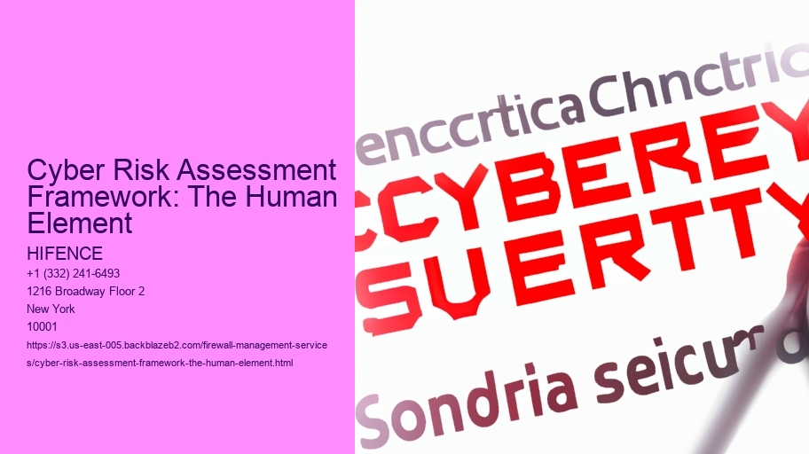 Cyber Risk Assessment Framework: The Human Element