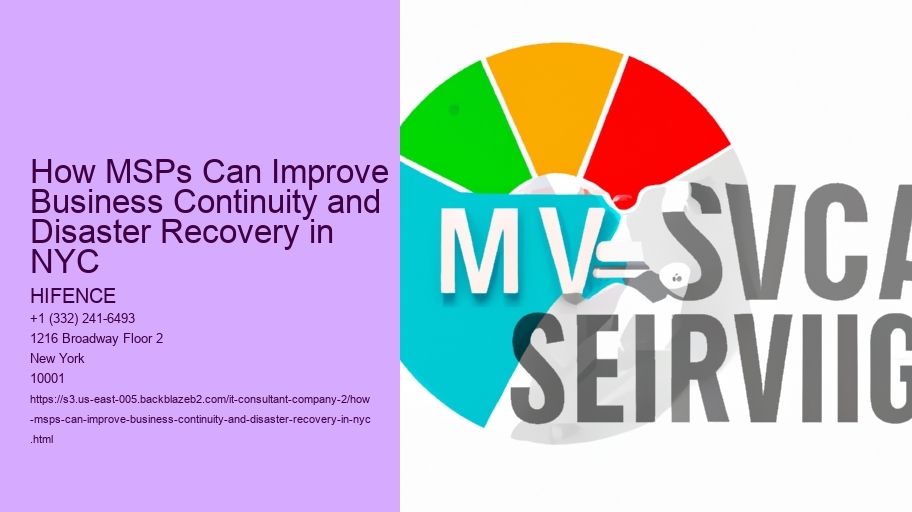 How MSPs Can Improve Business Continuity and Disaster Recovery in NYC