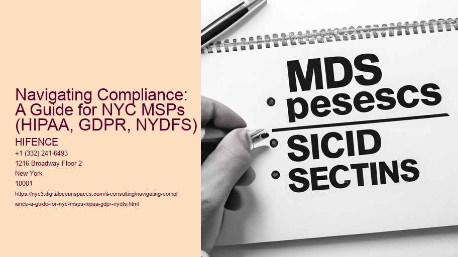 Navigating Compliance: A Guide for NYC MSPs (HIPAA, GDPR, NYDFS)