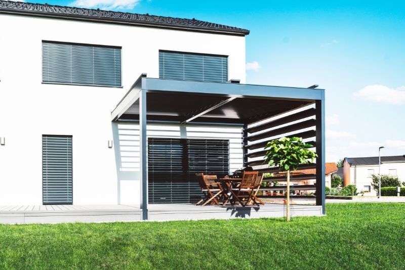 gum pole pergola
