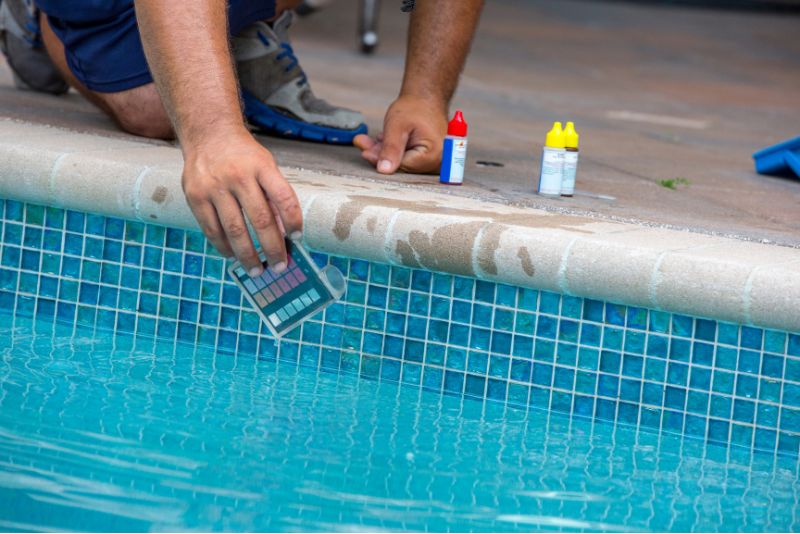 above ground pool cleaning service near me