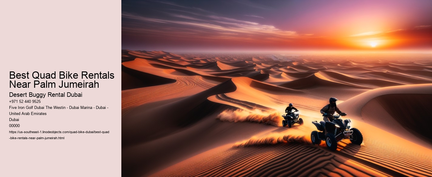 Best Quad Bike Rentals Near Palm Jumeirah