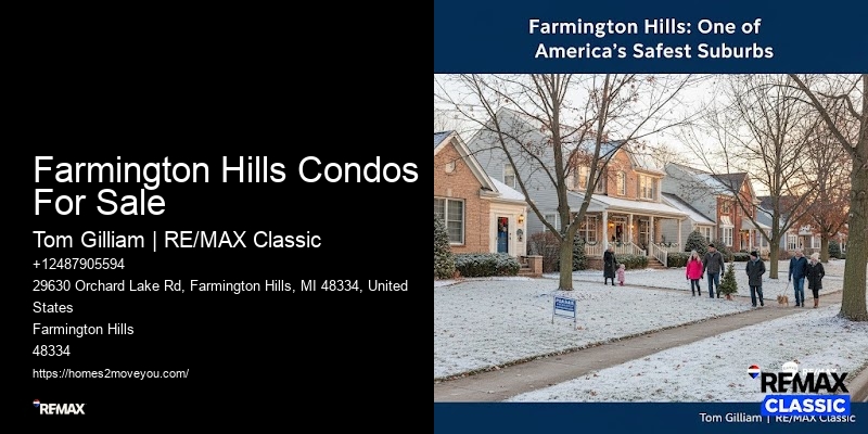 Farmington Hills Condos For Sale