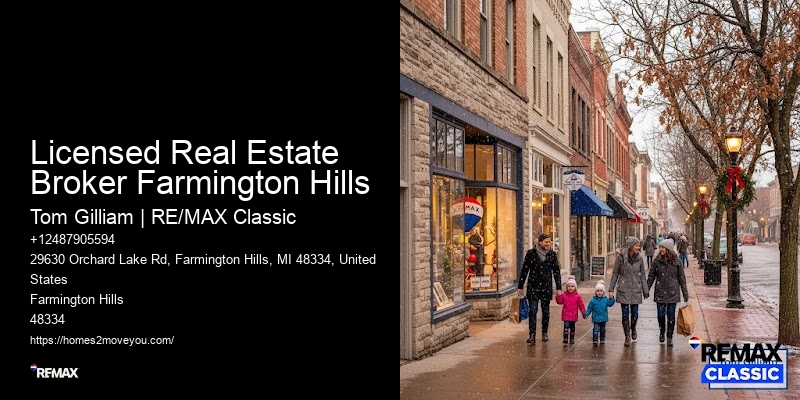 Licensed Real Estate Broker Farmington Hills