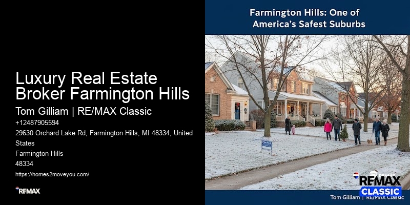 Luxury Real Estate Broker Farmington Hills