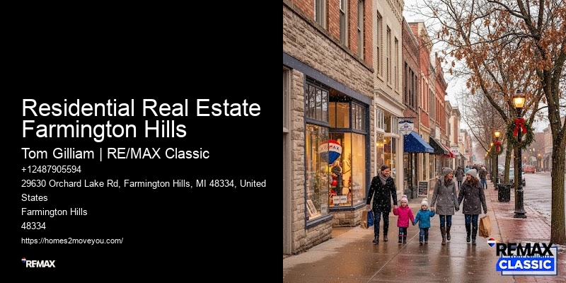 Residential Real Estate Farmington Hills