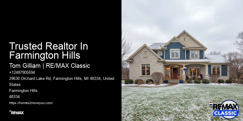 Trusted Realtor In Farmington Hills